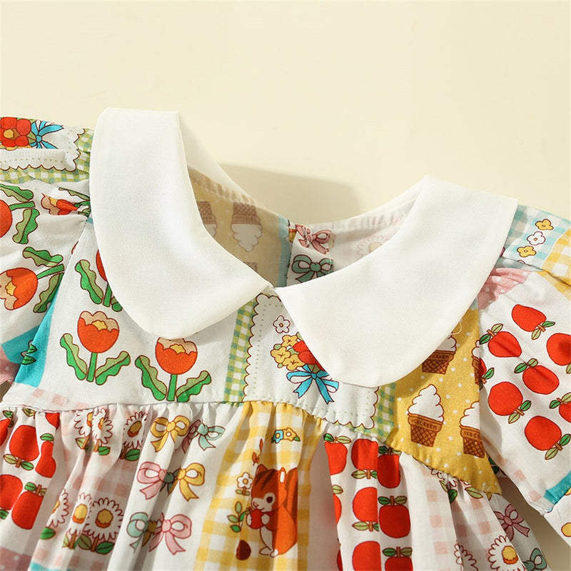 Vestido Infantil Golinha Estampas Verão