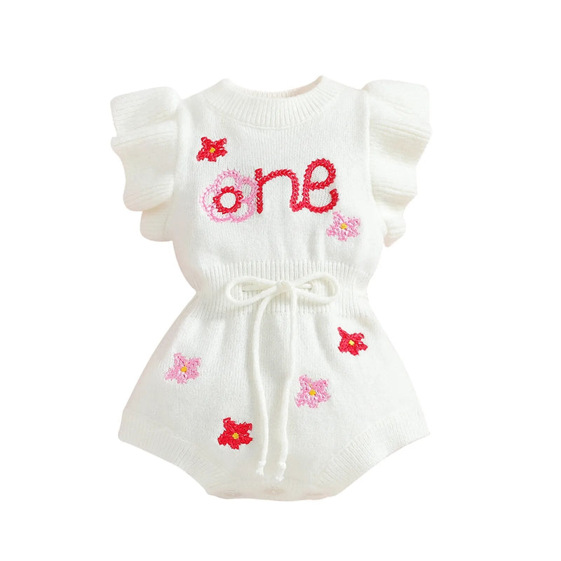 Body Infantil Feminino Tricô Bordado