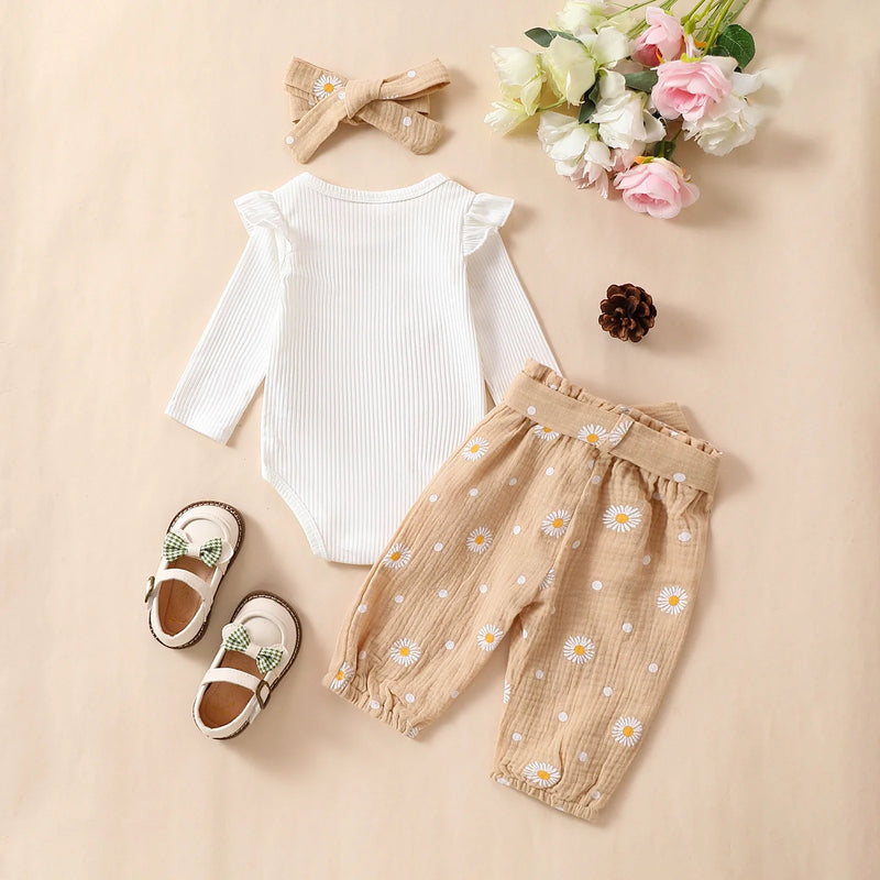 Conjunto Infantil Feminino Florzinhas