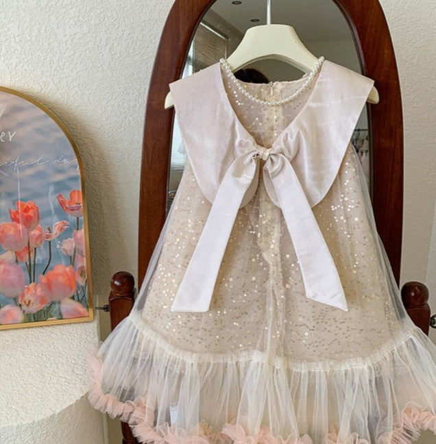 Vestido Infantil Golinha e Brilhos