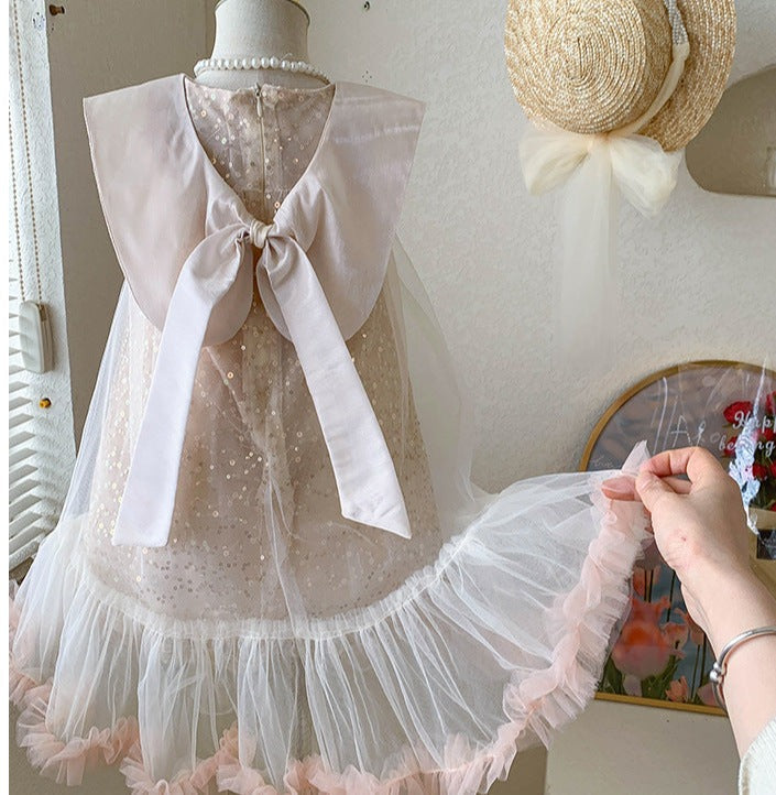 Vestido Infantil Golinha e Brilhos