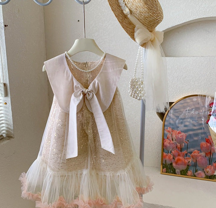 Vestido Infantil Golinha e Brilhos