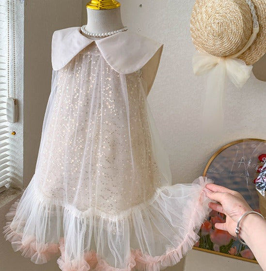 Vestido Infantil Golinha e Brilhos