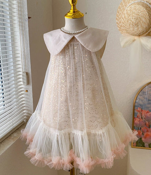 Vestido Infantil Golinha e Brilhos