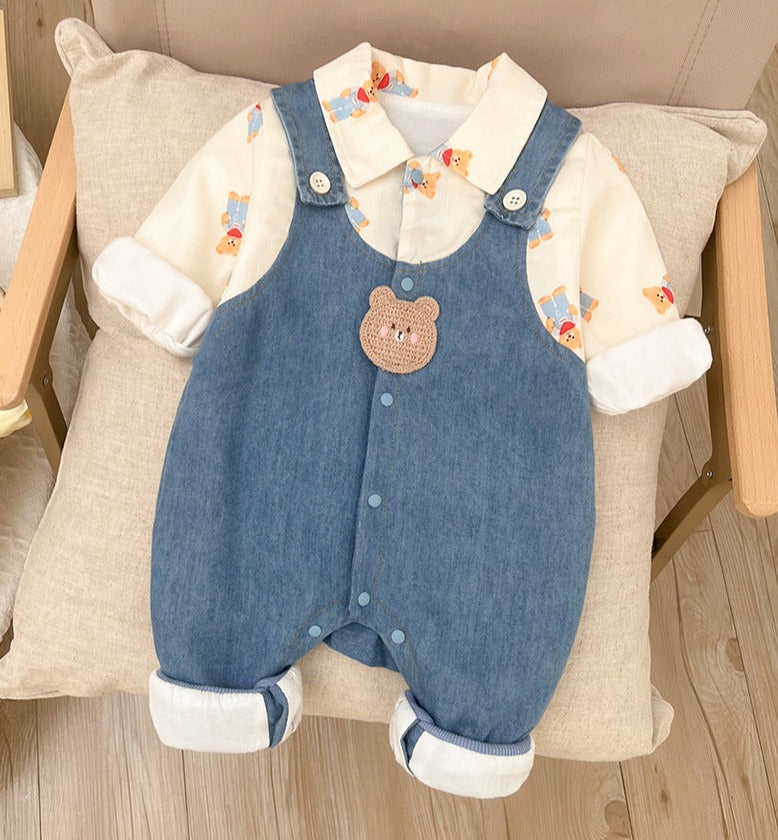 Macacão Infantil Polo Ursinhos