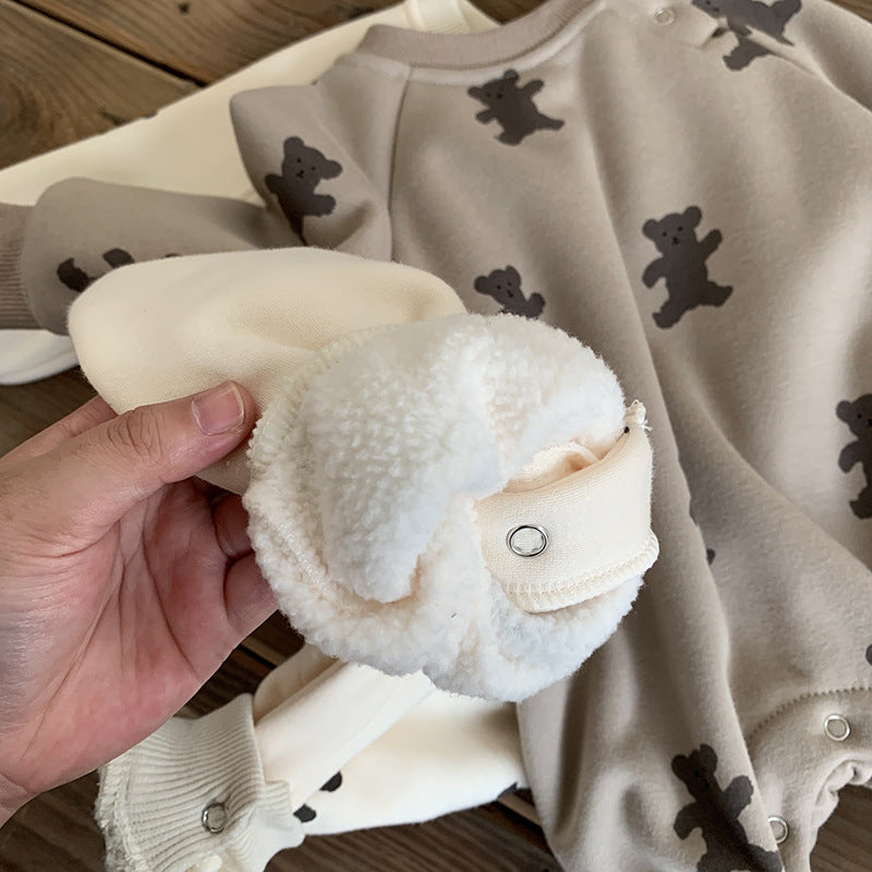 Macacão Infantil Inverno Ursinhos