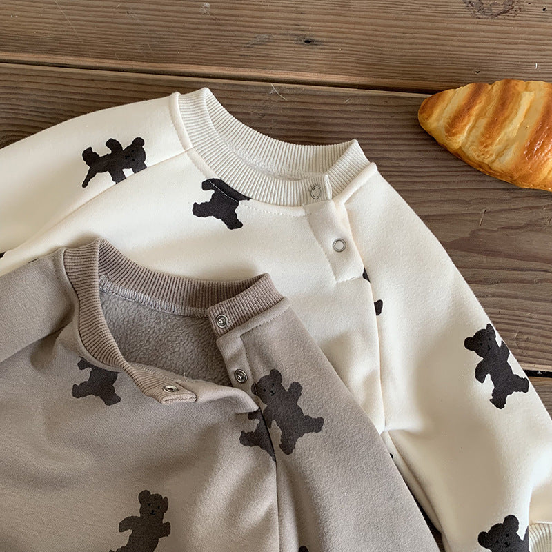 Macacão Infantil Inverno Ursinhos