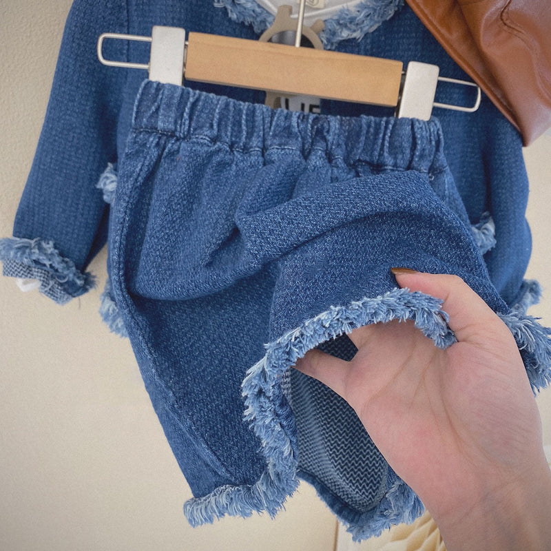 Conjunto Infantil Jeans Desfiadinho