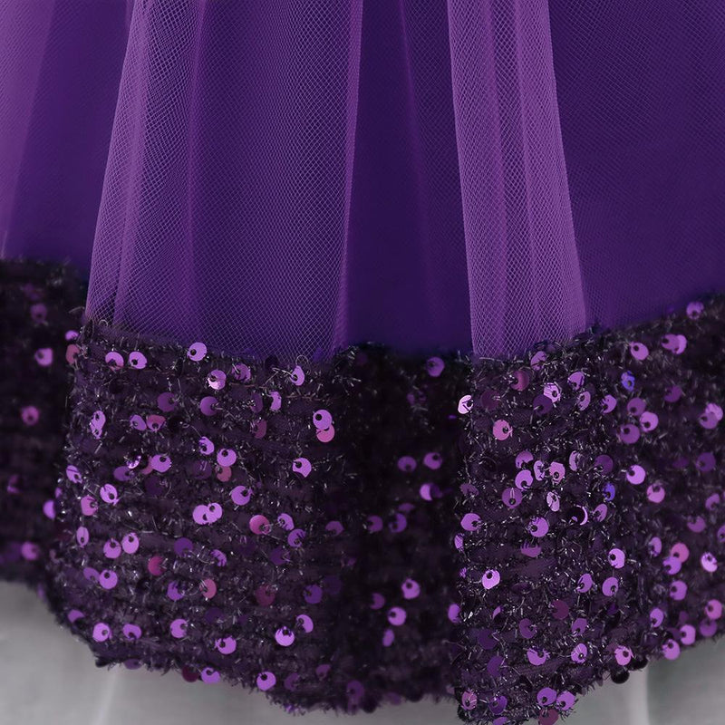 Vestido Infantil Brilhante Florzinhas