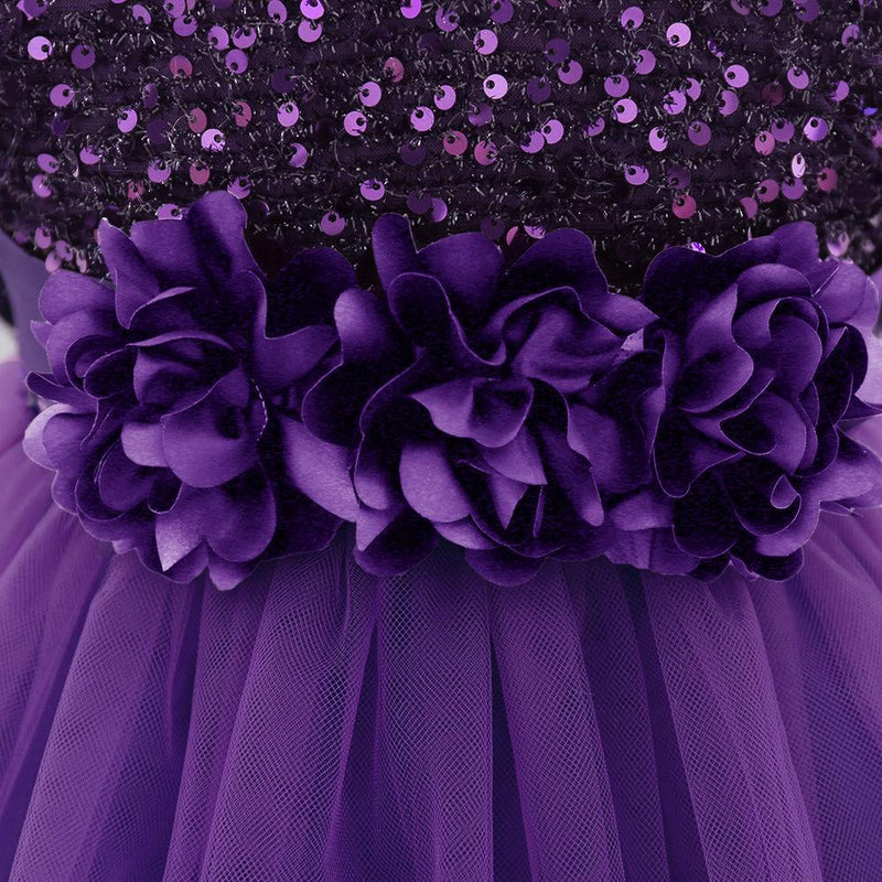 Vestido Infantil Brilhante Florzinhas