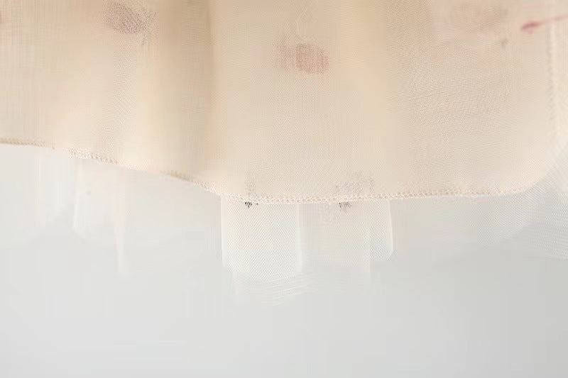 Vestido Infantil Laço Frutinhas