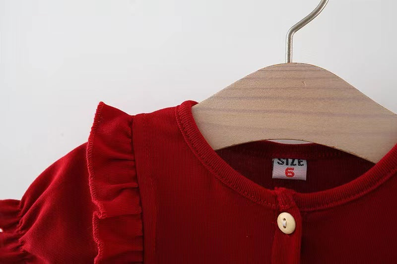 Vestido Infantil Laço Frutinhas