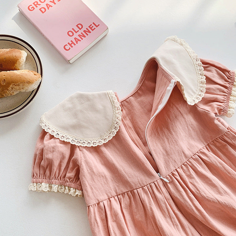 Vestido Infantil Gola Ursinhos