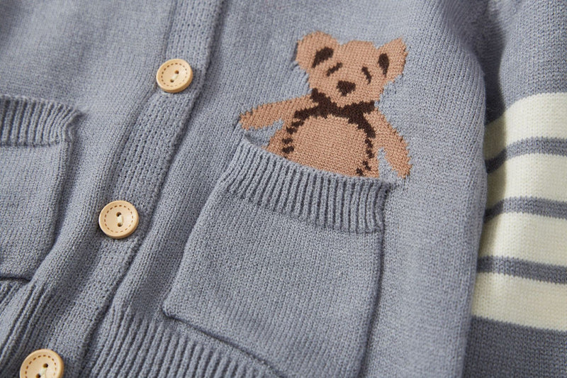 Conjunto Infantil Feminino Plíssado Ursinho