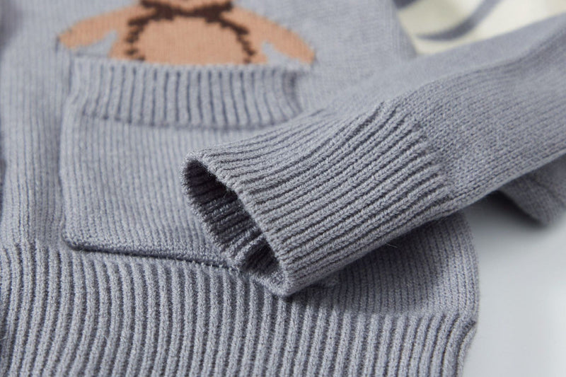 Conjunto Infantil Feminino Plíssado Ursinho