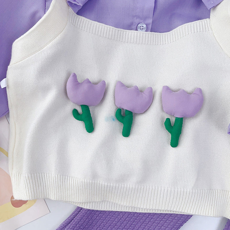 Conjunto Infantil Feminino 3 Peças Golinha