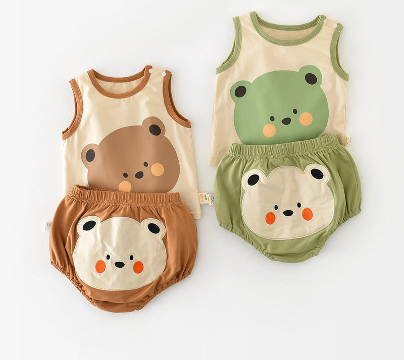 Conjunto Infantil Verão Ursinhos