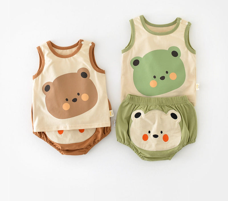 Conjunto Infantil Verão Ursinhos