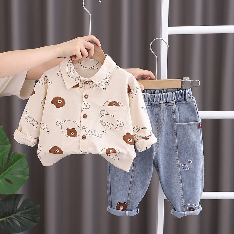 Conjunto Infantil Masculino Polo Ursinhos