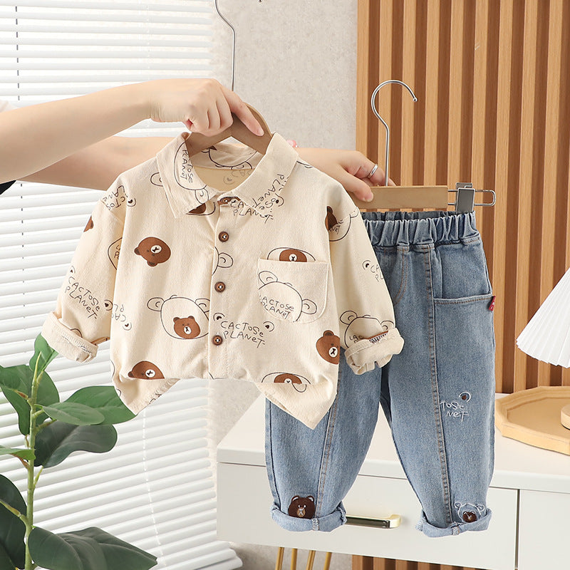 Conjunto Infantil Masculino Polo Ursinhos