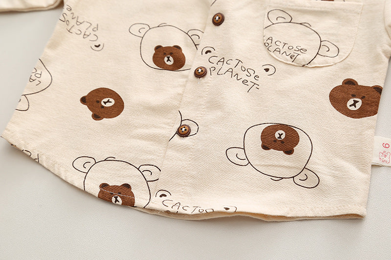Conjunto Infantil Masculino Polo Ursinhos