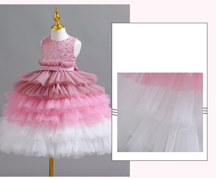 Vestido Infantil Tule Camadas (Cópia)