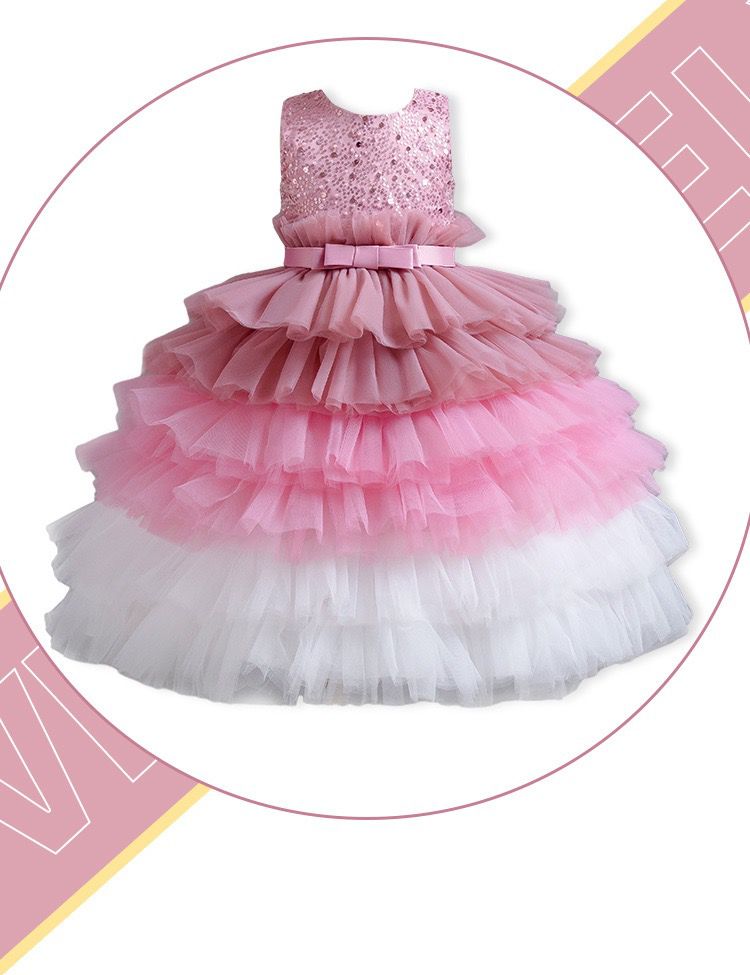 Vestido Infantil Tule Camadas (Cópia)