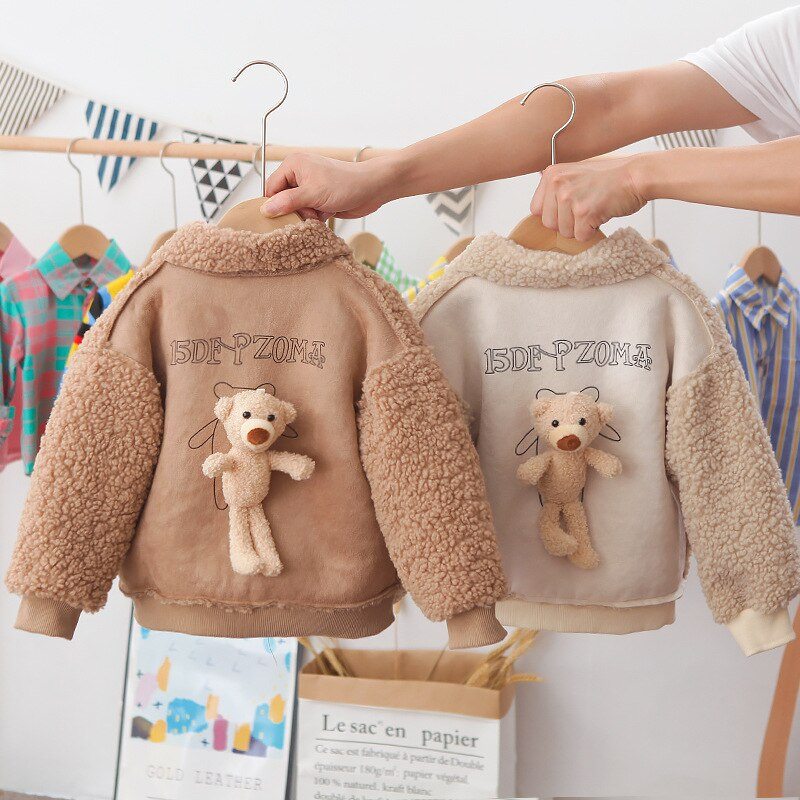Blusa de Frio Botões Ursinho
