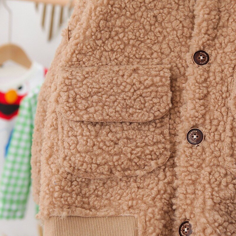 Blusa de Frio Botões Ursinho