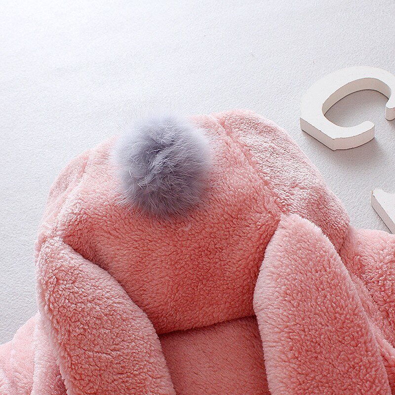 Blusa de Frio Infantil Feminina Orelhinas