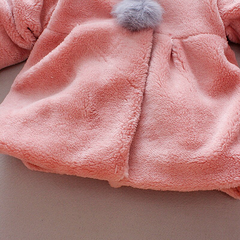 Blusa de Frio Infantil Feminina Orelhinas