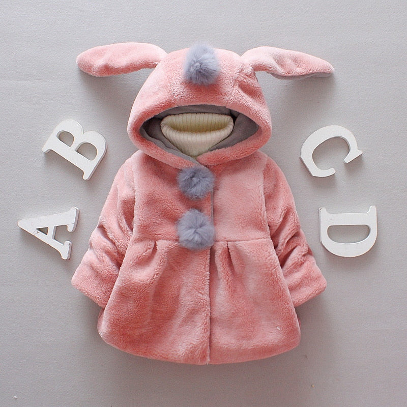 Blusa de Frio Infantil Feminina Orelhinas