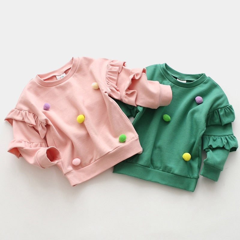 Blusa Manga Longa Bolinhas