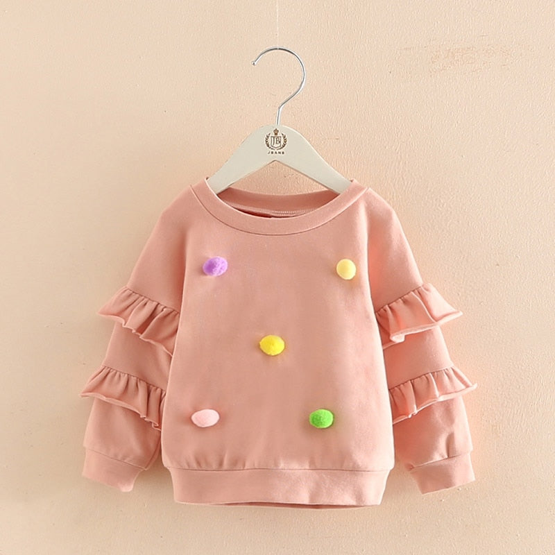 Blusa Manga Longa Bolinhas