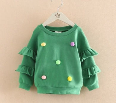 Blusa Manga Longa Bolinhas