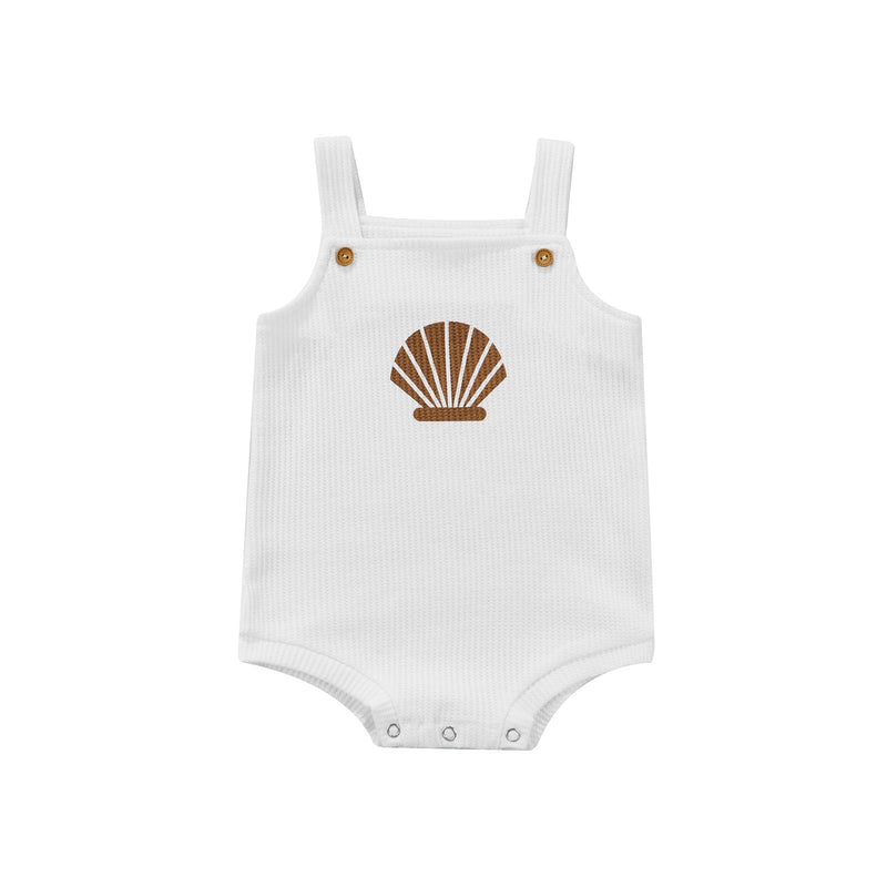 Body Infantil Canelado Conchinha do Mar