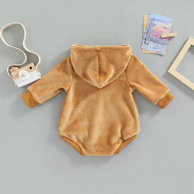 Body Infantil Arco-Íris com Capuz