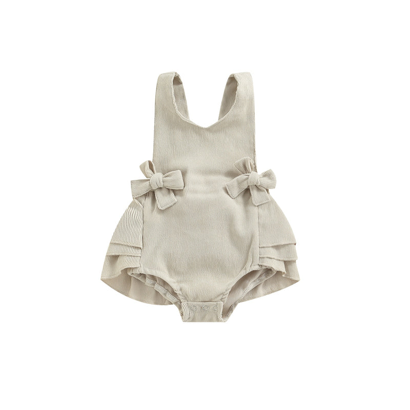 Body Infantil Canelado Lacinho