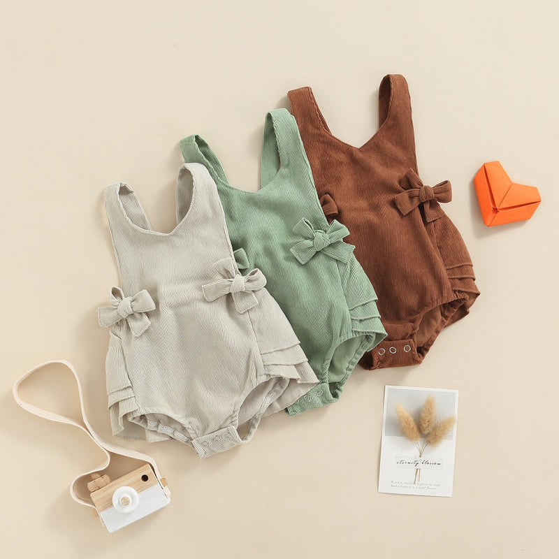Body Infantil Canelado Lacinho