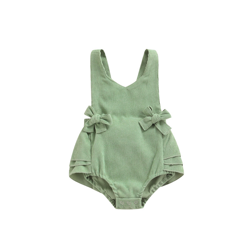 Body Infantil Canelado Lacinho