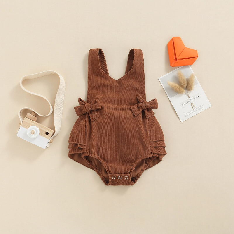 Body Infantil Canelado Lacinho