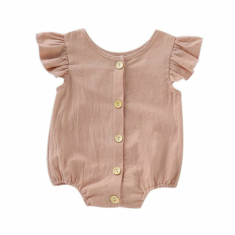Body Infantil Delicado Botões