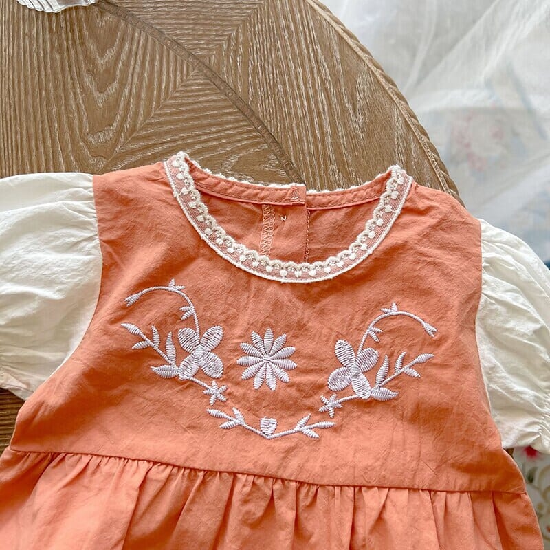Body Infantil Feminino Bordado