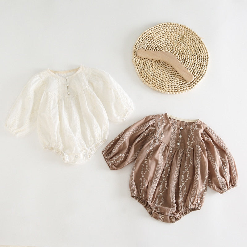 Body Infantil Feminino Botões