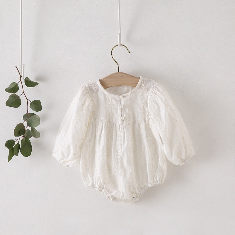Body Infantil Feminino Botões