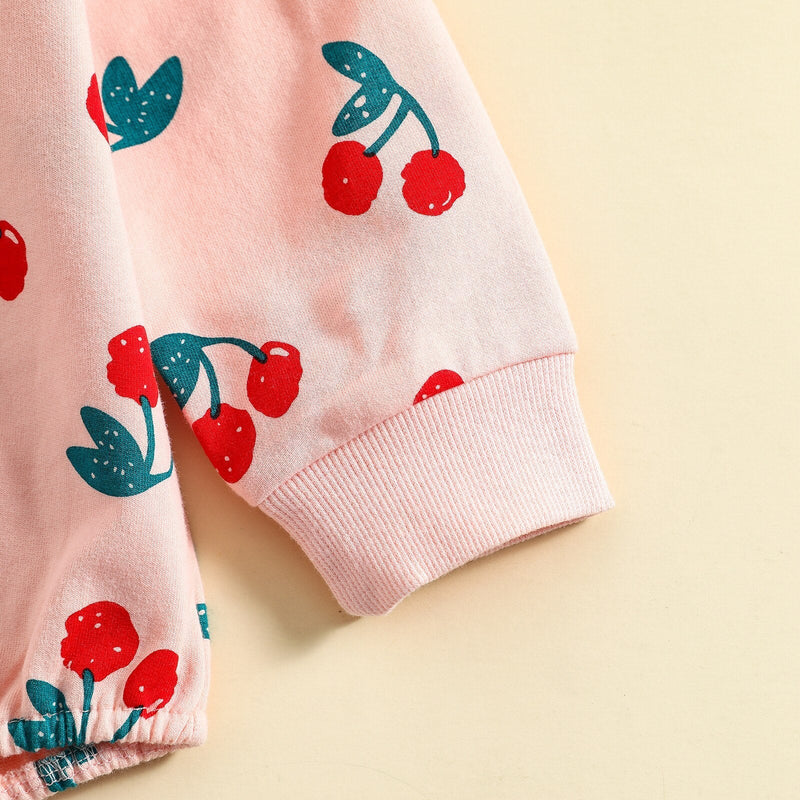 Body Infantil Feminino Cereja