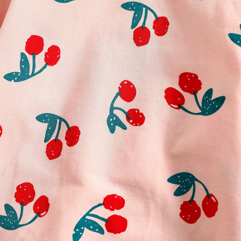 Body Infantil Feminino Cereja