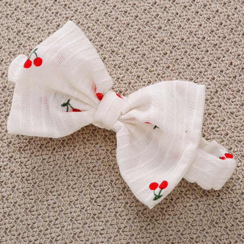 Body Infantil Feminino Cerejas + Laço