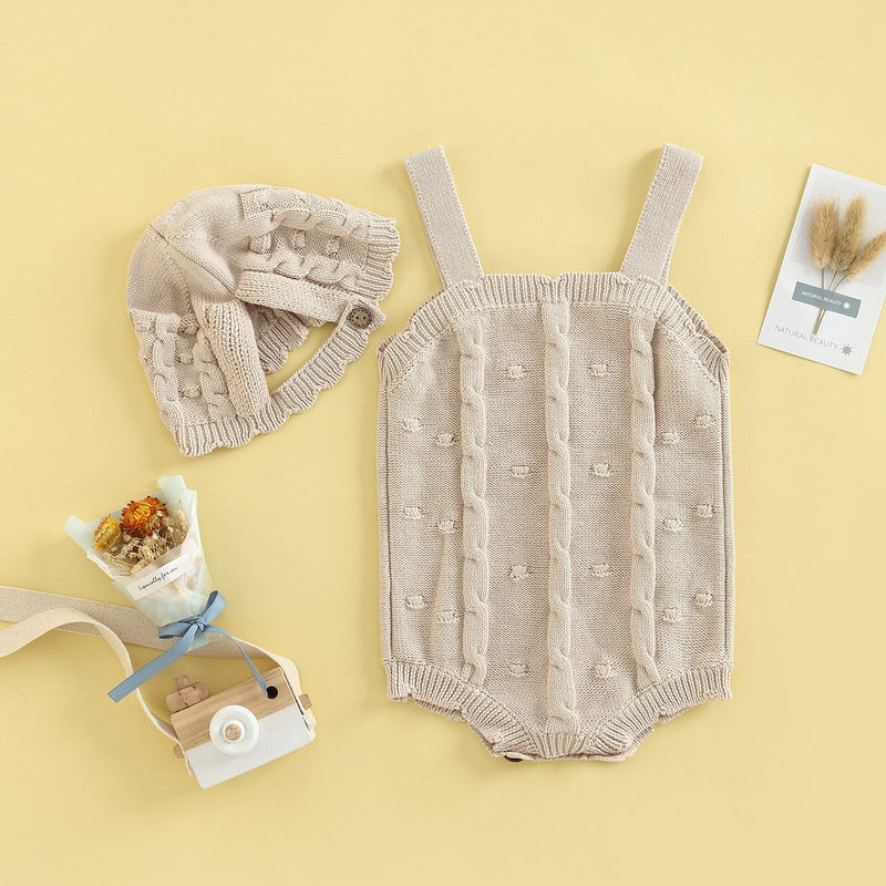Body Infantil Feminino Detalhes + Gorro