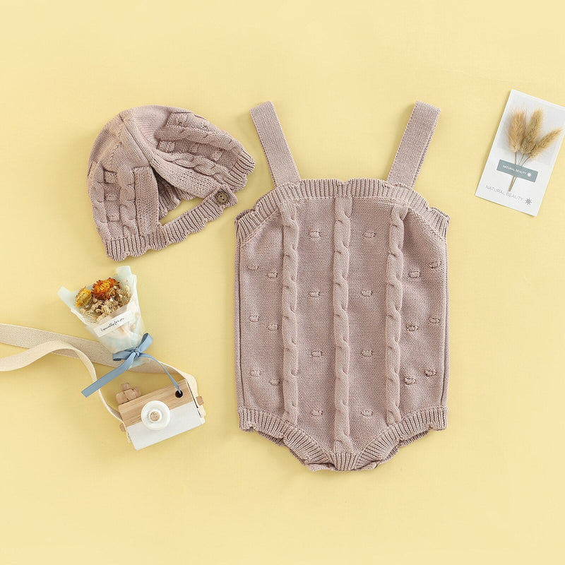 Body Infantil Feminino Detalhes + Gorro
